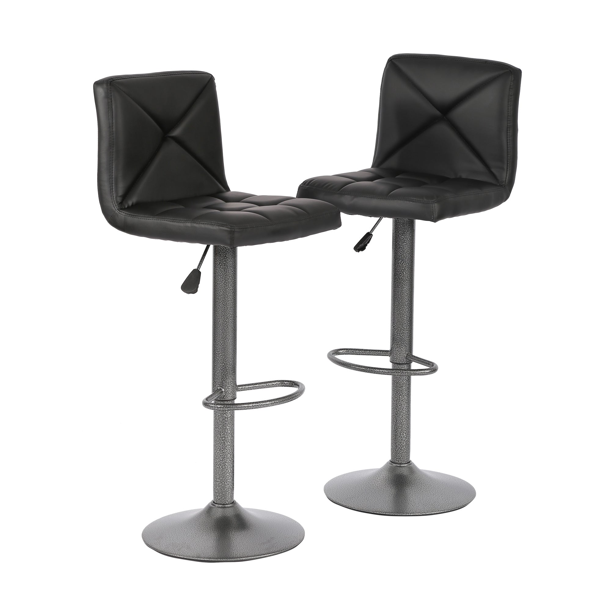 PU Leder Swivel Barshocker Set von 2