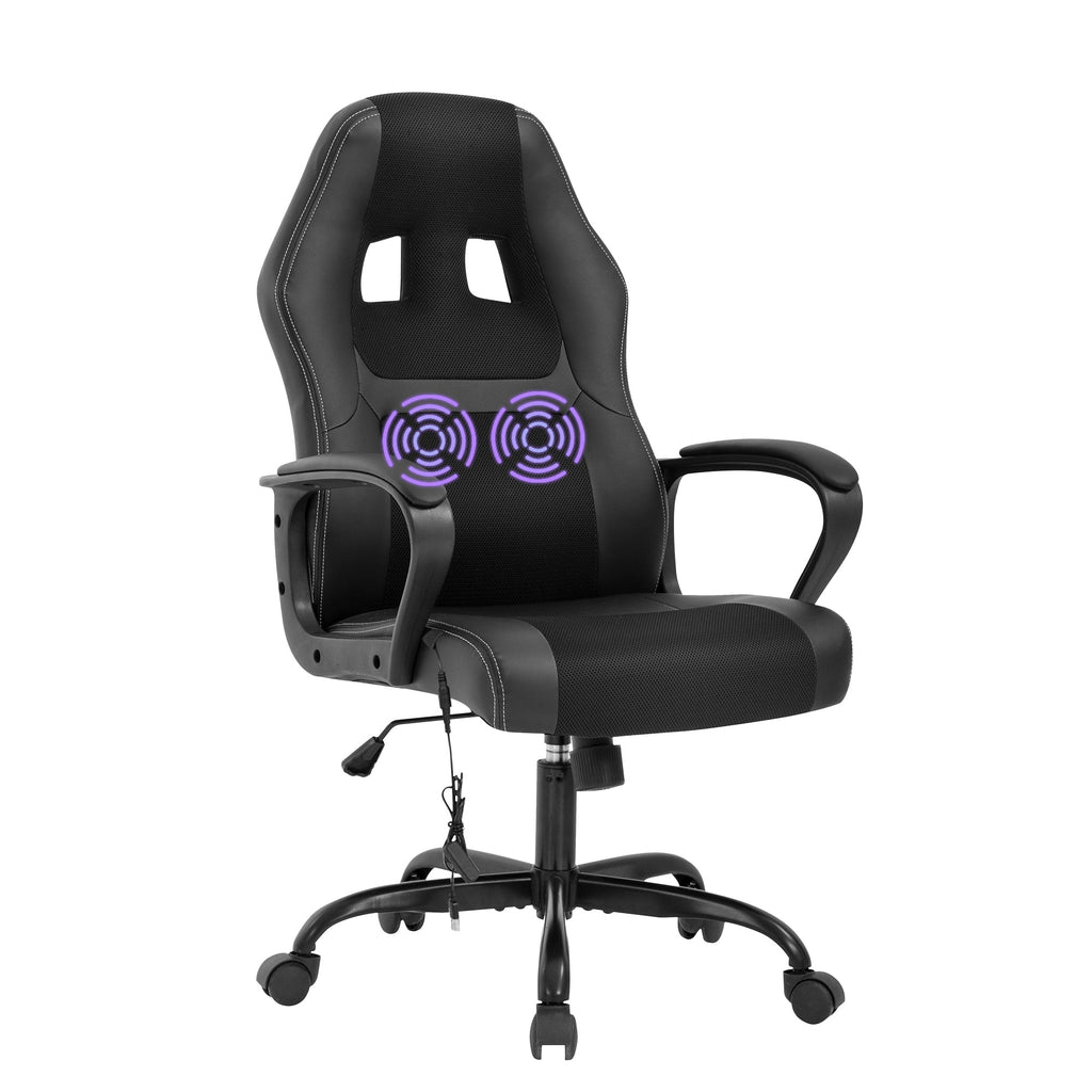 Verstellbare PU Lumbal Massage Support Leder Racing Chair