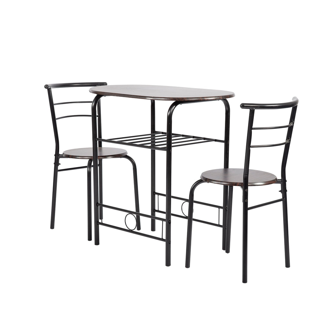 3-Piece Round Table und Stuhl Set für Küche Esszimmer