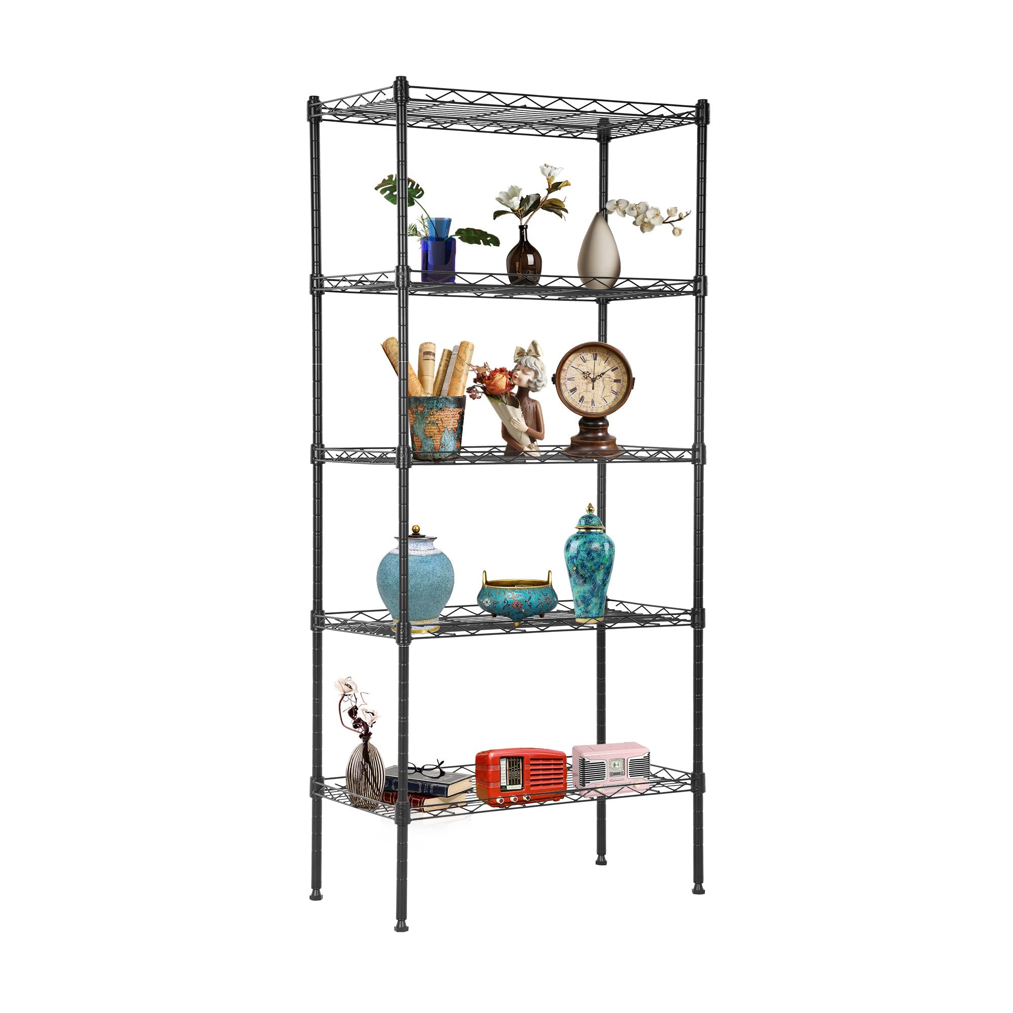 Verstellbare Metallregal Regale Lagerung kleiner Plätze