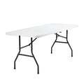 Plastik 6ft Klapptisch für Partys Backyard Events