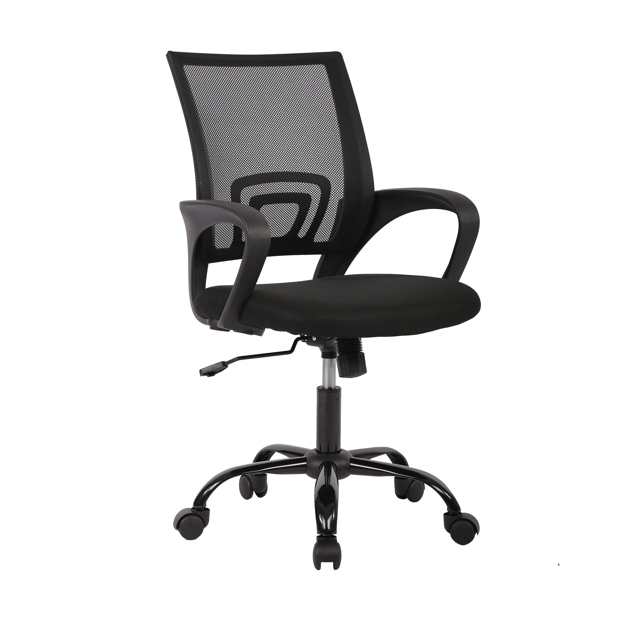 Ergonomic Office Chair - Mesh Desk Task Computer Swivel Chair mit Lumbar-Unterstützung, moderne Führungs verstellbar