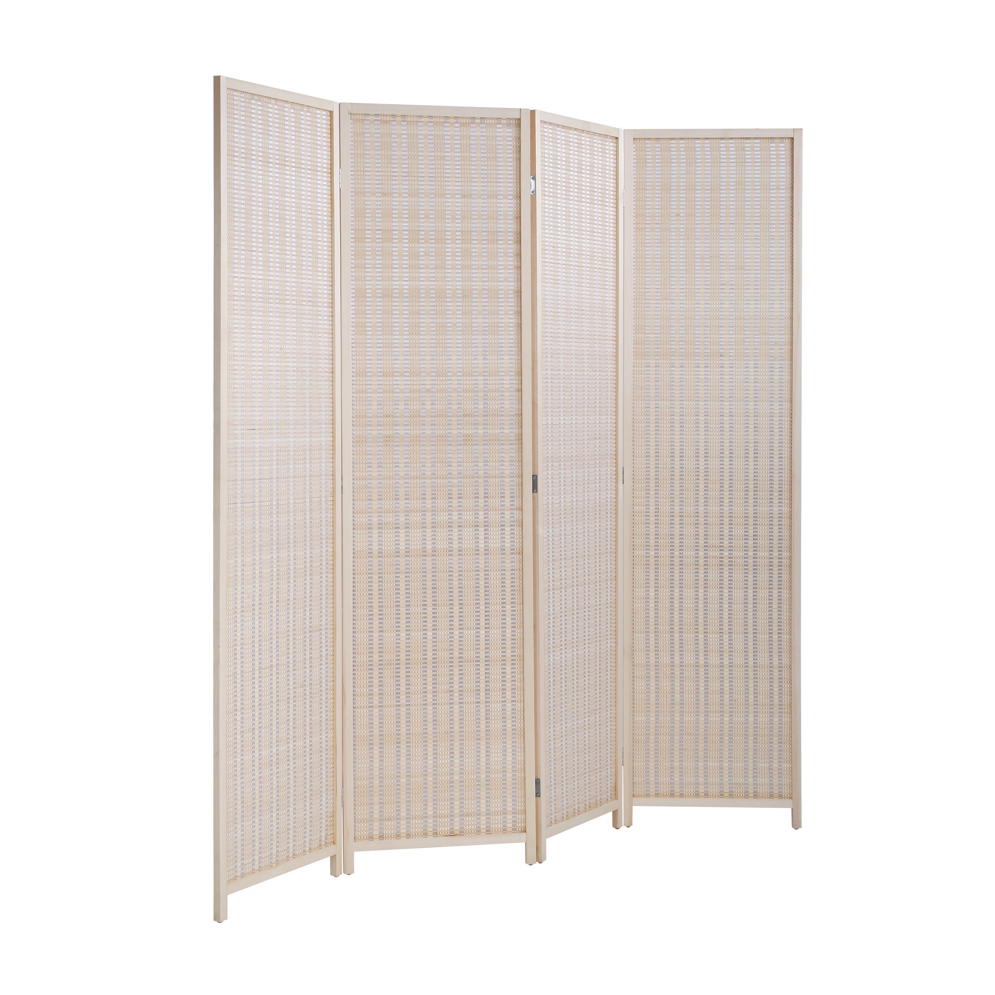 Bambus 4 Panel Privacy Wall Divider Wood Wohnzimmer