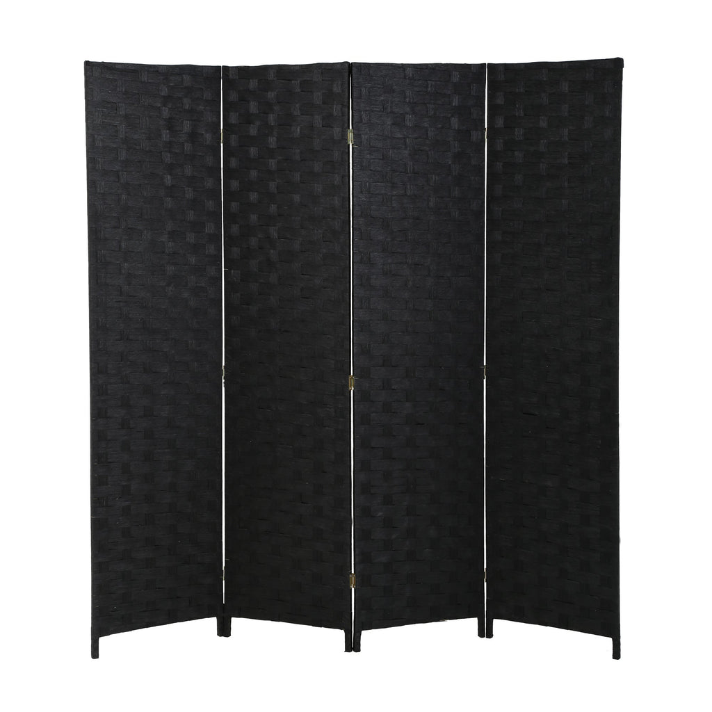 Hand-Woven Design Indoor Faltbares Holz Mesh Zimmerteiler