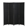 Hand-Woven Design Indoor Faltbares Holz Mesh Zimmerteiler