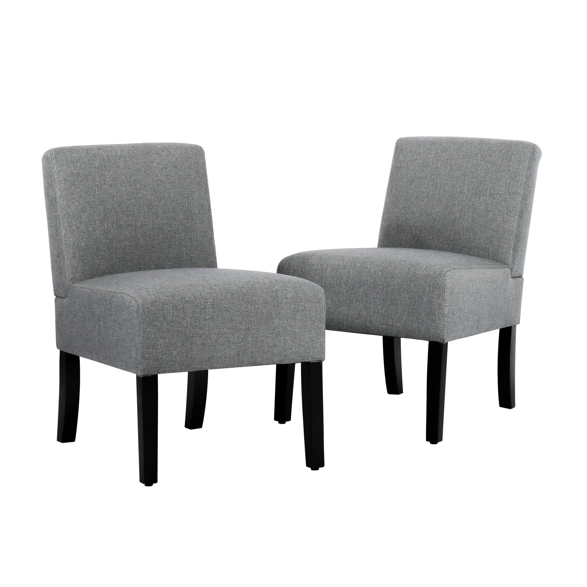 Wohnzimmer Armless Chair Modernes Design Set von 2