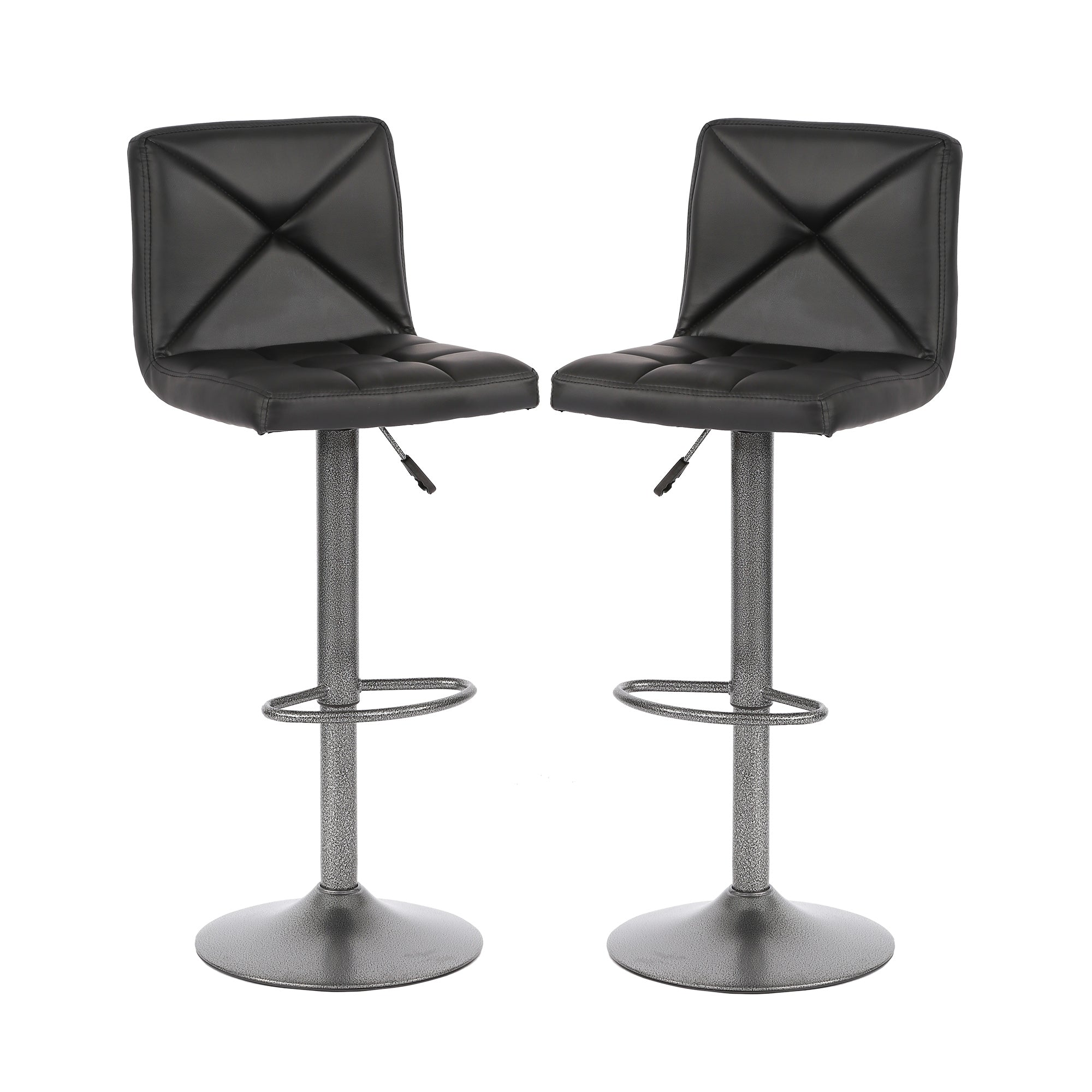 PU Leder Swivel Barshocker Set von 2