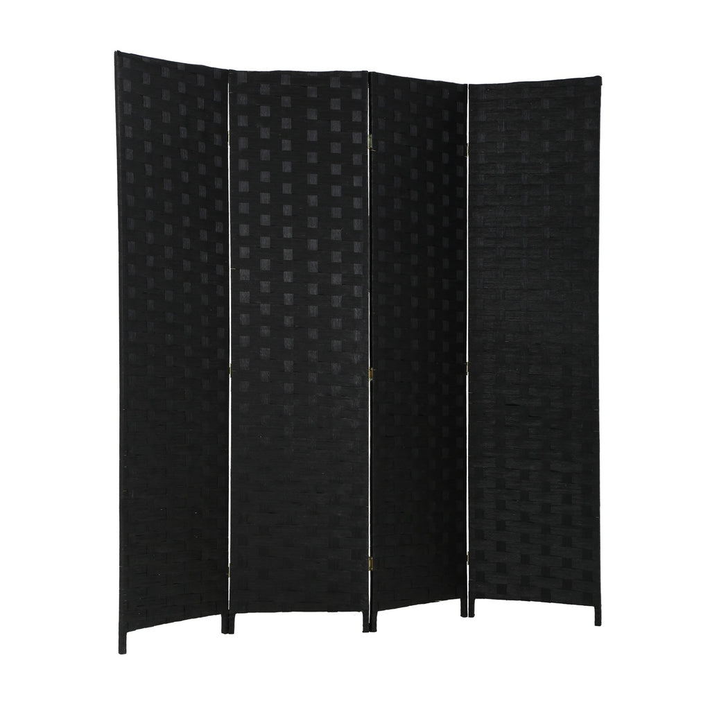 Hand-Woven Design Indoor Faltbares Holz Mesh Zimmerteiler