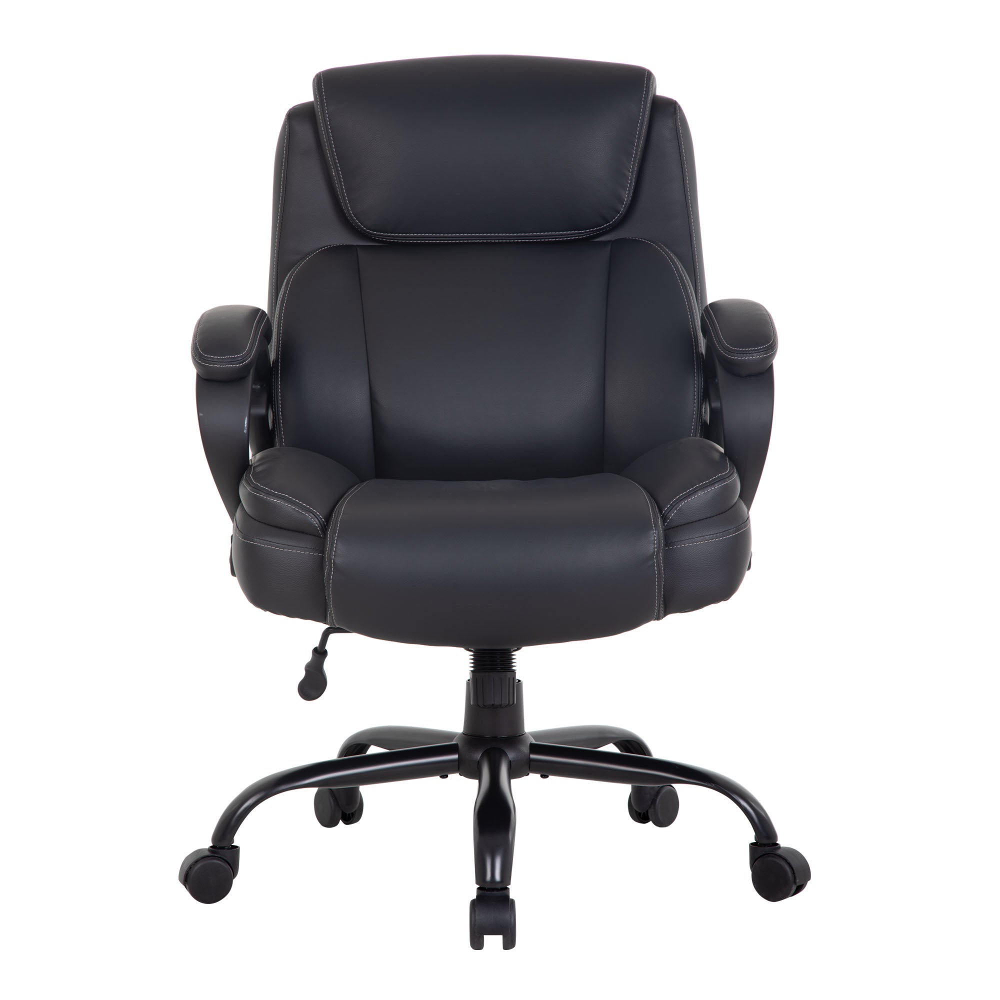 Lumbar Support Arms High Back PU Task Computer Chair