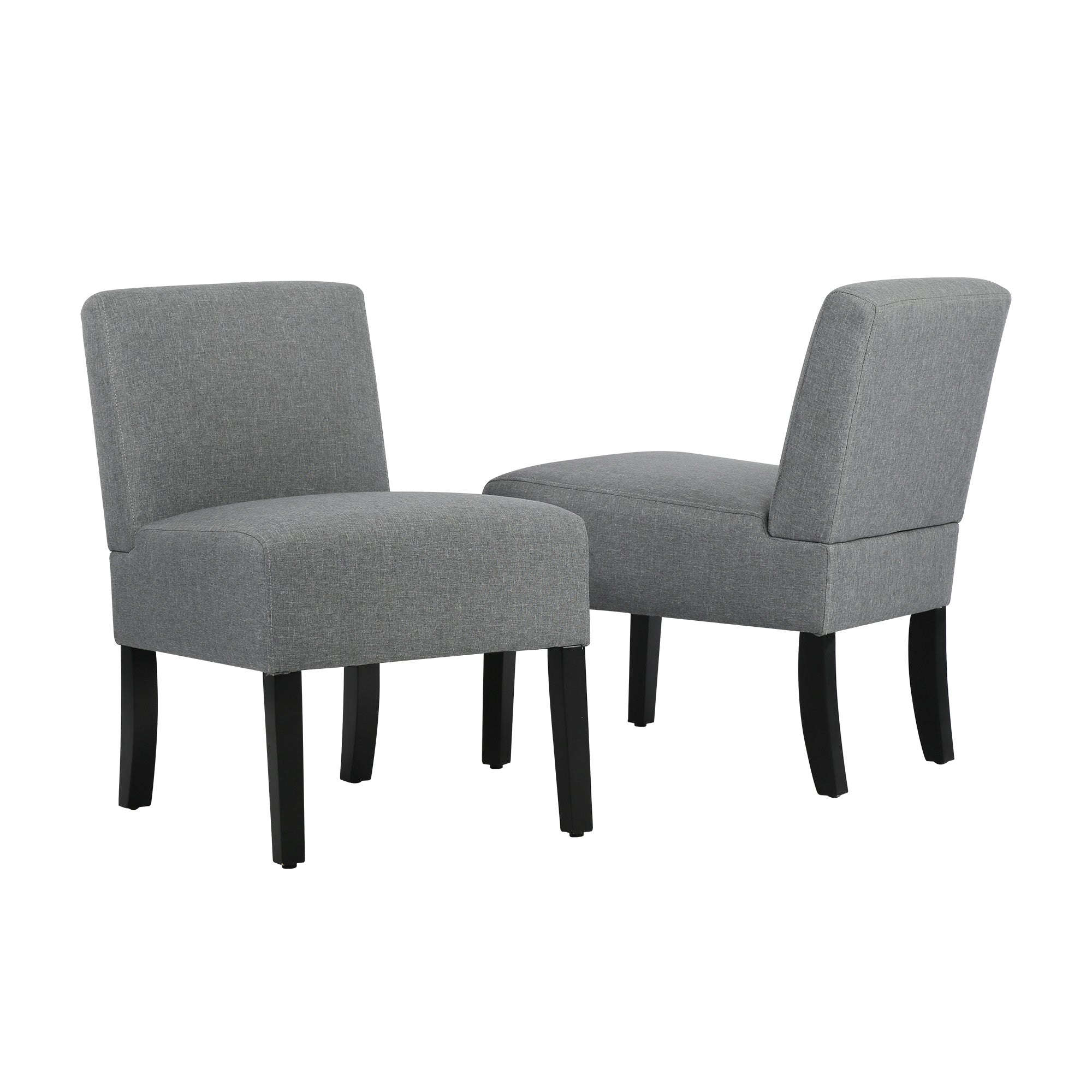 Wohnzimmer Armless Chair Modernes Design Set von 2