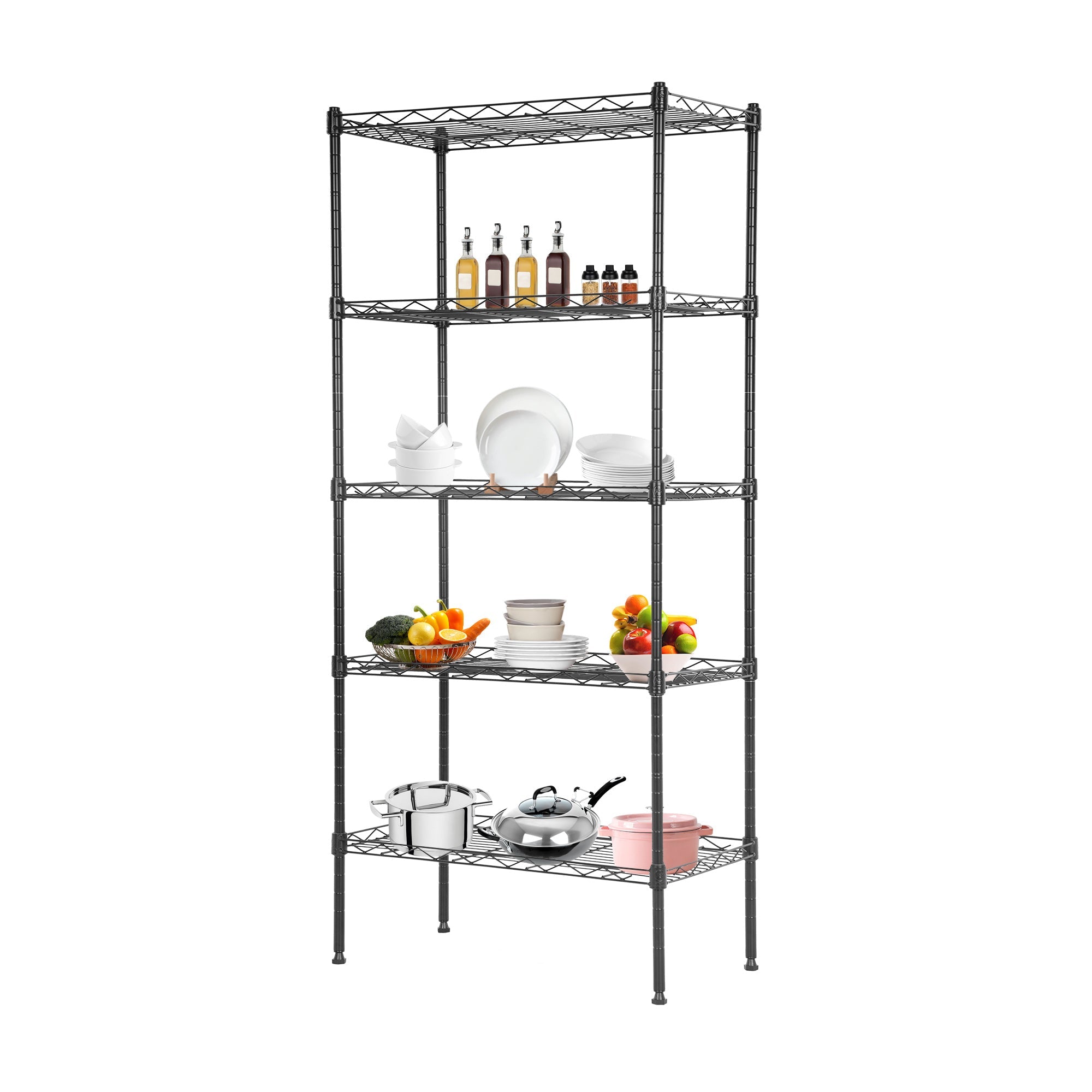 Verstellbare Metallregal Regale Lagerung kleiner Plätze