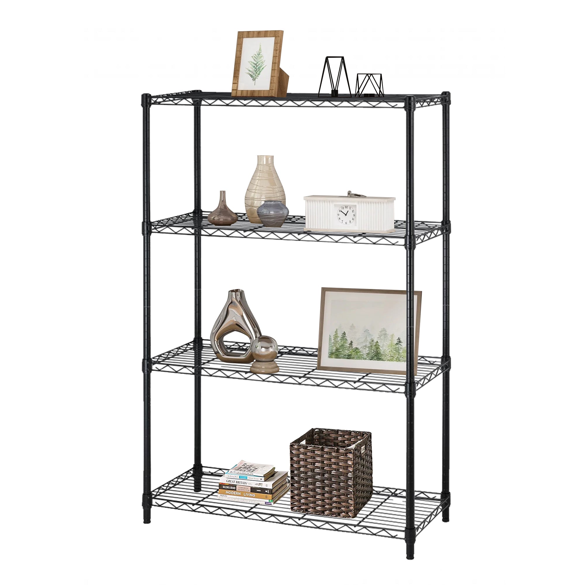 4 Tier Regale Metall Große Lagerregale
