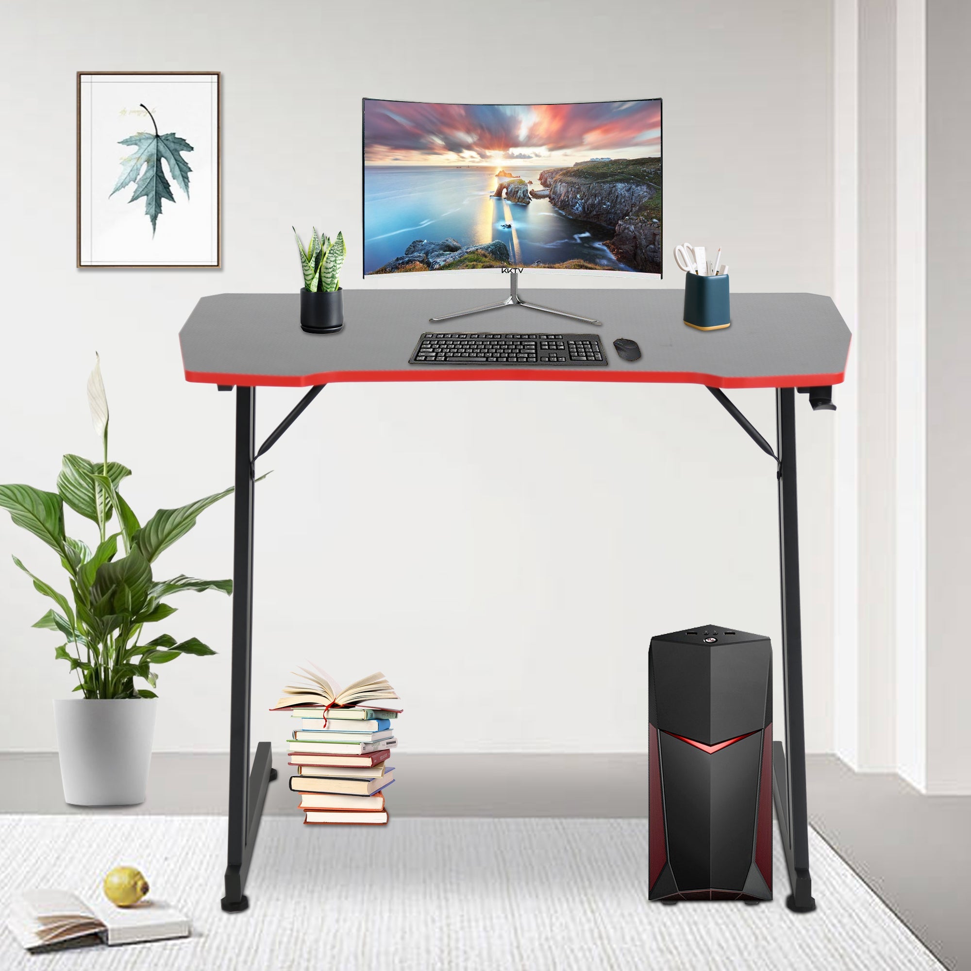 Z Formte Workstation Ergonomischer Tisch