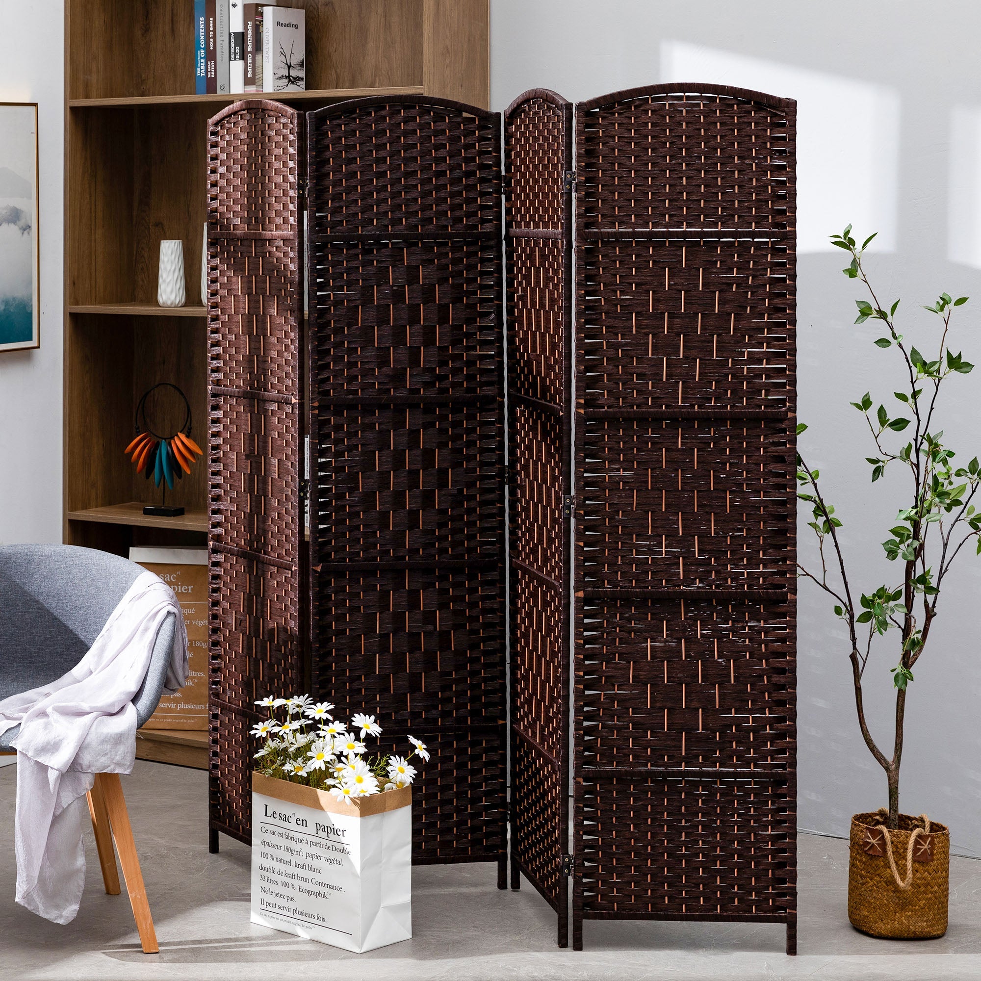Folding Privacy Divider Indoor Wall Divider (Deutsche Ausgabe)