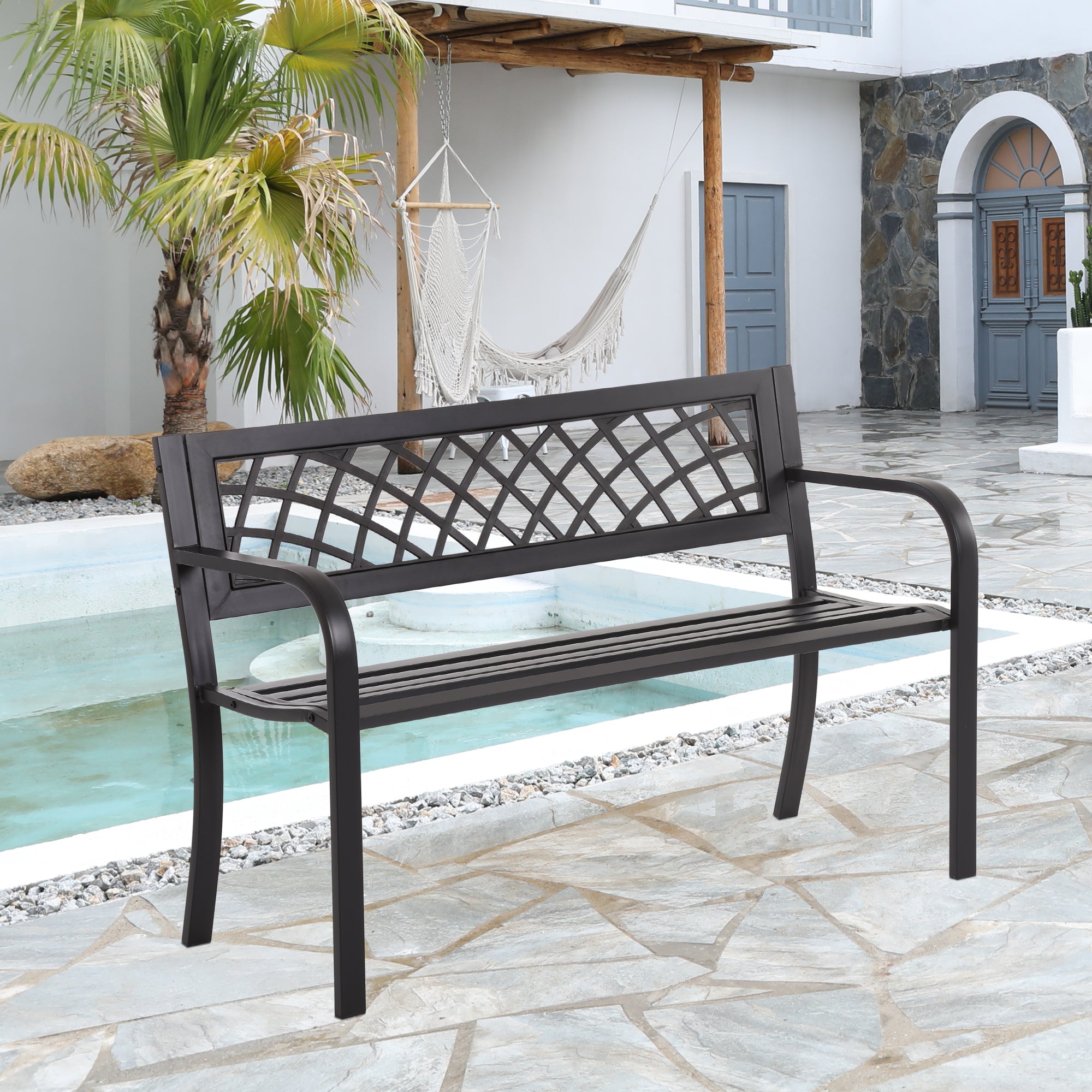 Garden Bench Bench Park Outdoor Bench für Patio