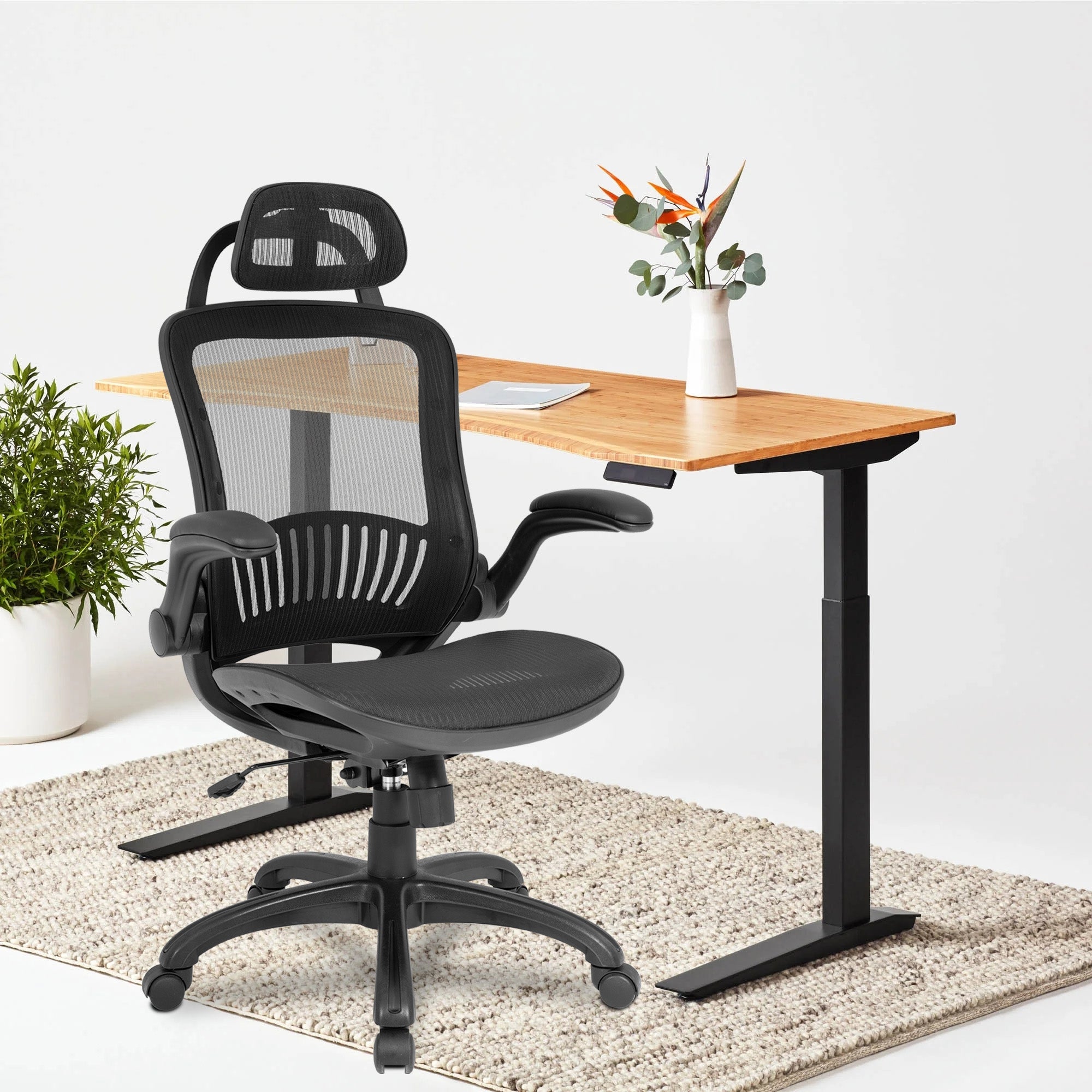 Executive Adjusted Headrest Office High Back Desk Chair