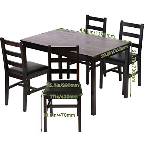 Modernes 5-Piece Esstisch-Set