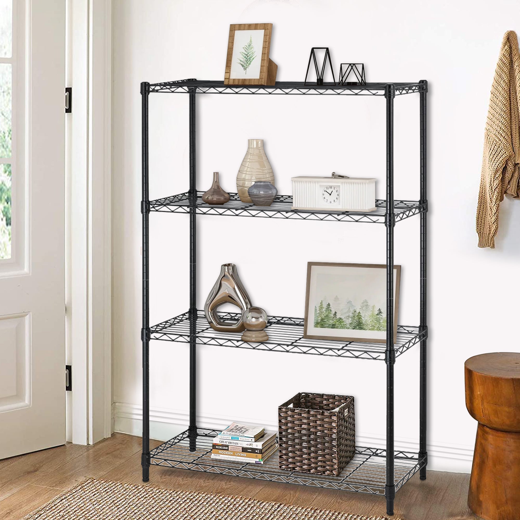 4 Tier Regale Metall Große Lagerregale