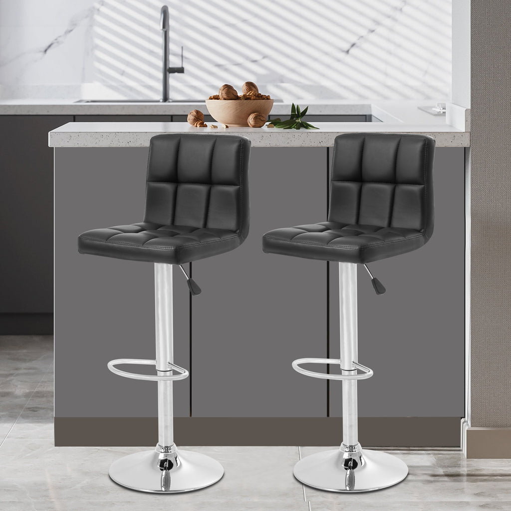 Counter Height Verstellbare Drehstühle Set von 2 Esszimmerstühlen