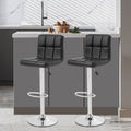 Counter Height Verstellbare Drehstühle Set von 2 Esszimmerstühlen