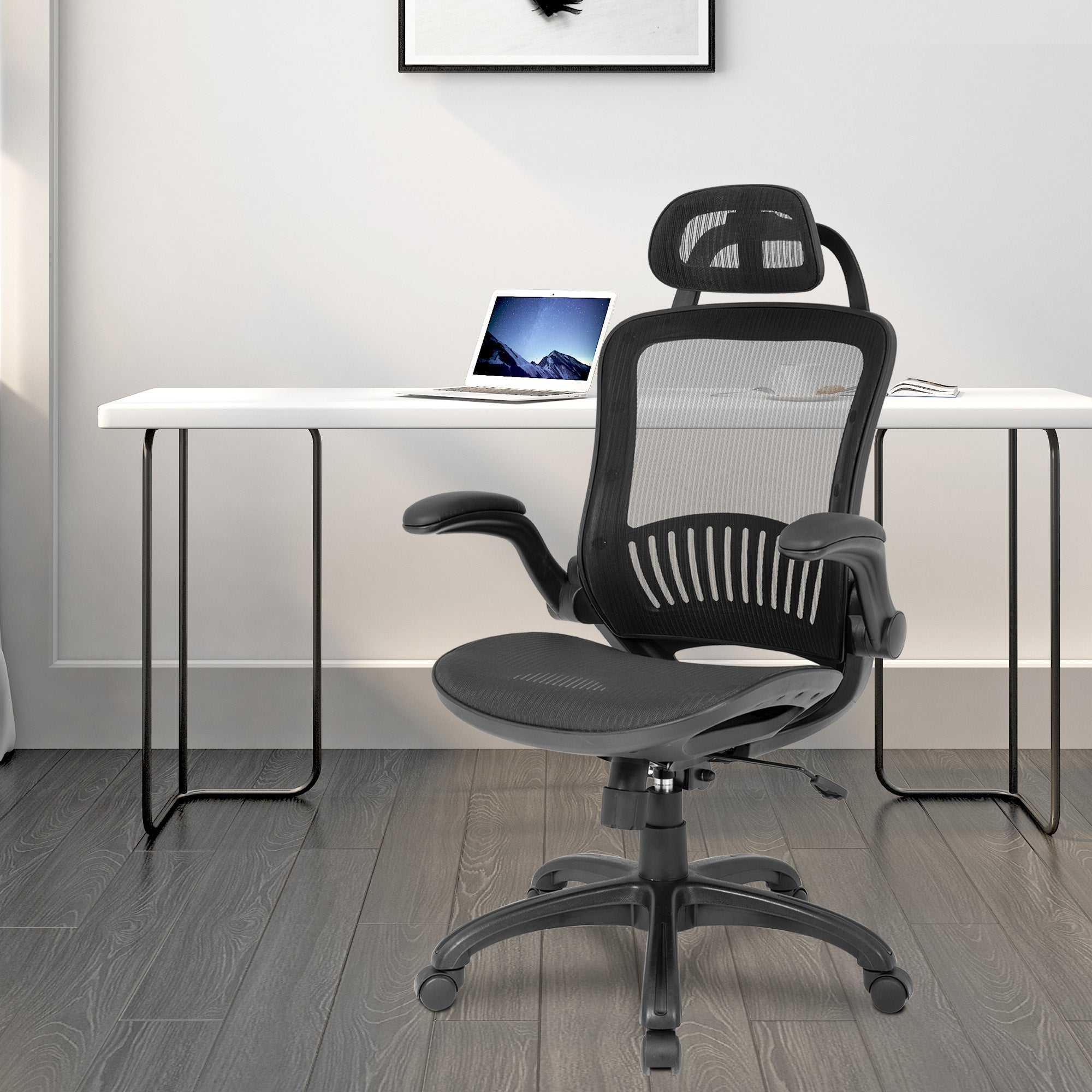 Executive Adjusted Headrest Office High Back Desk Chair