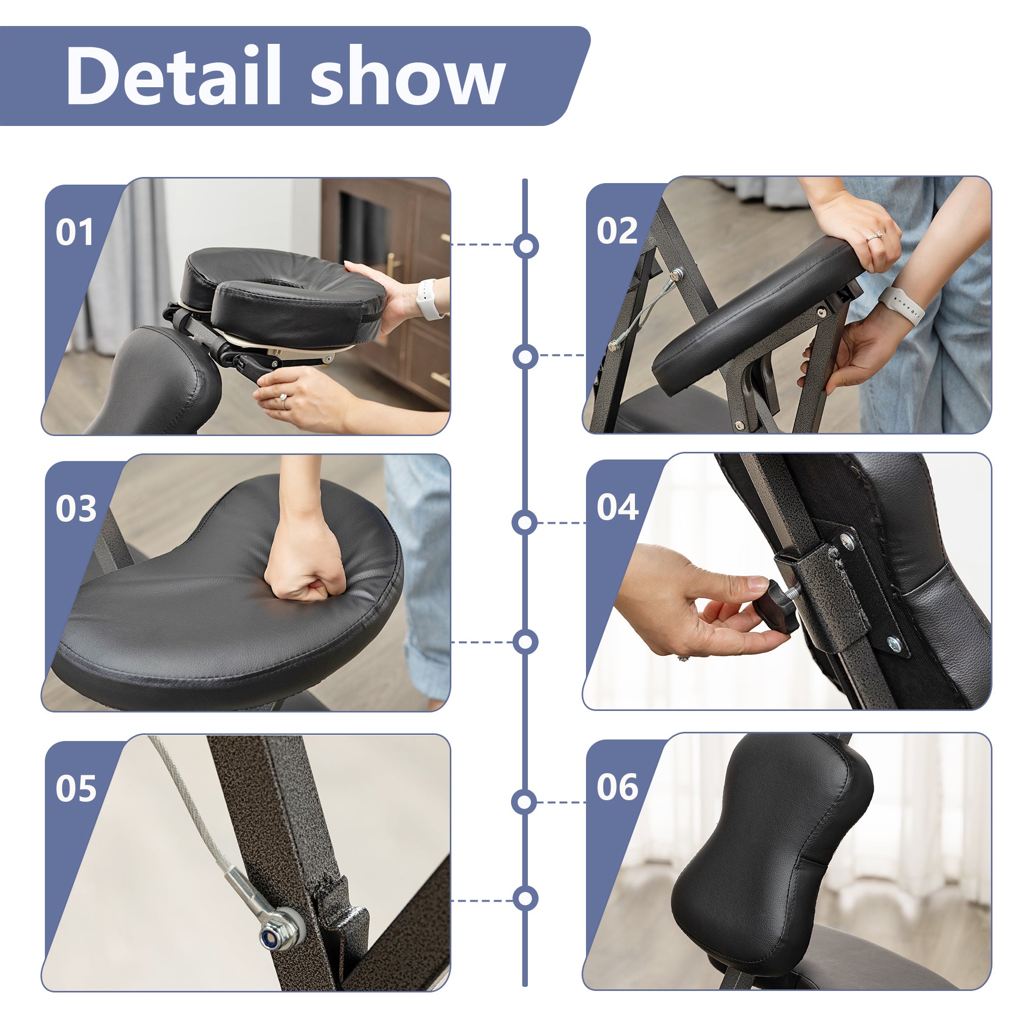 Portable Massage Therapie Stuhl