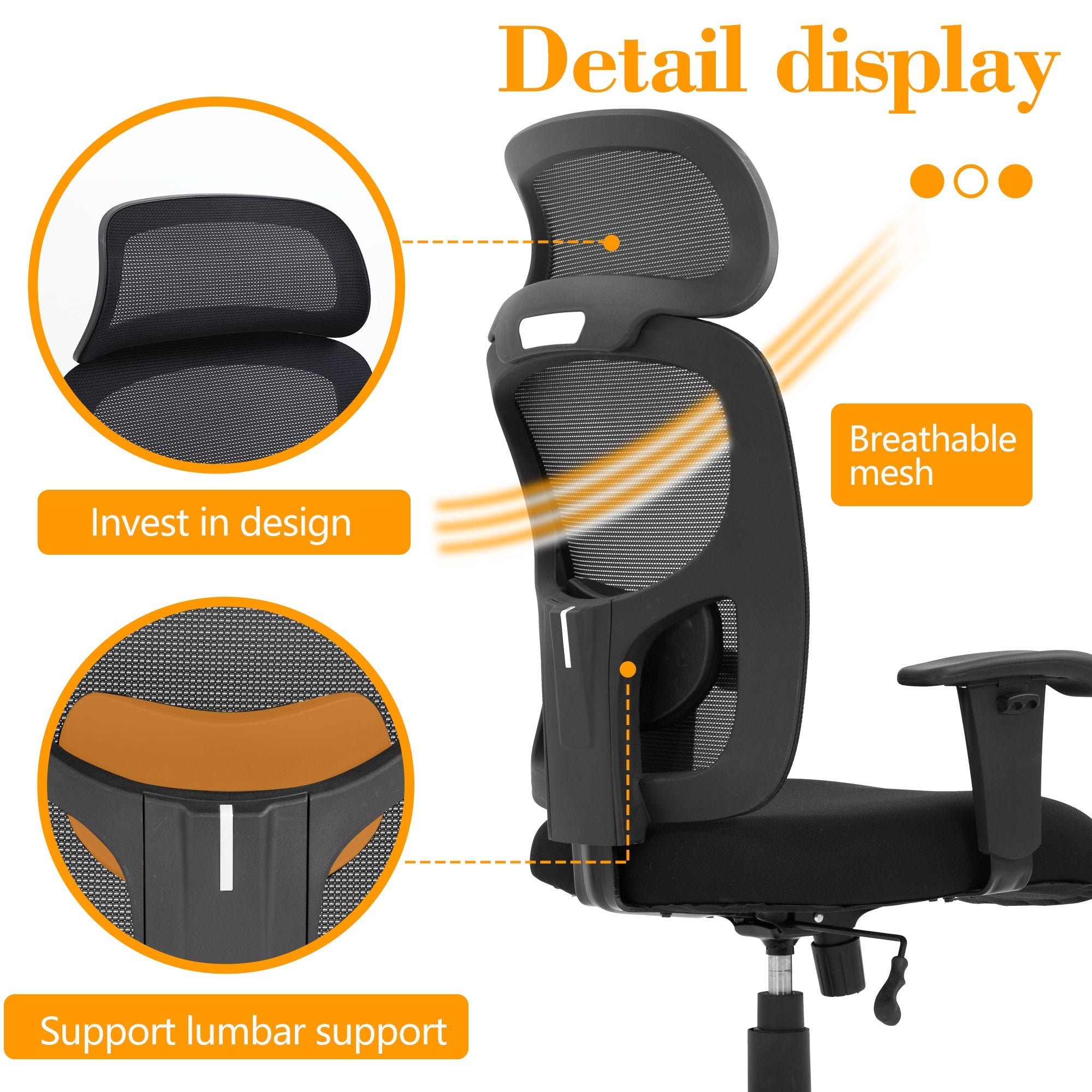 Rolling Swivel Task Chair