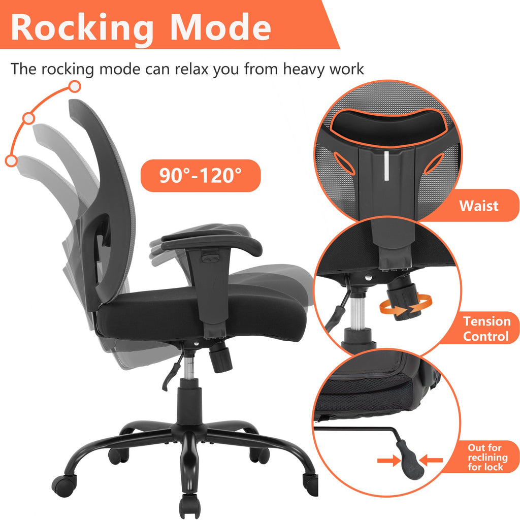 Rolling Swivel High Back Task Executive Ergonomic Chair