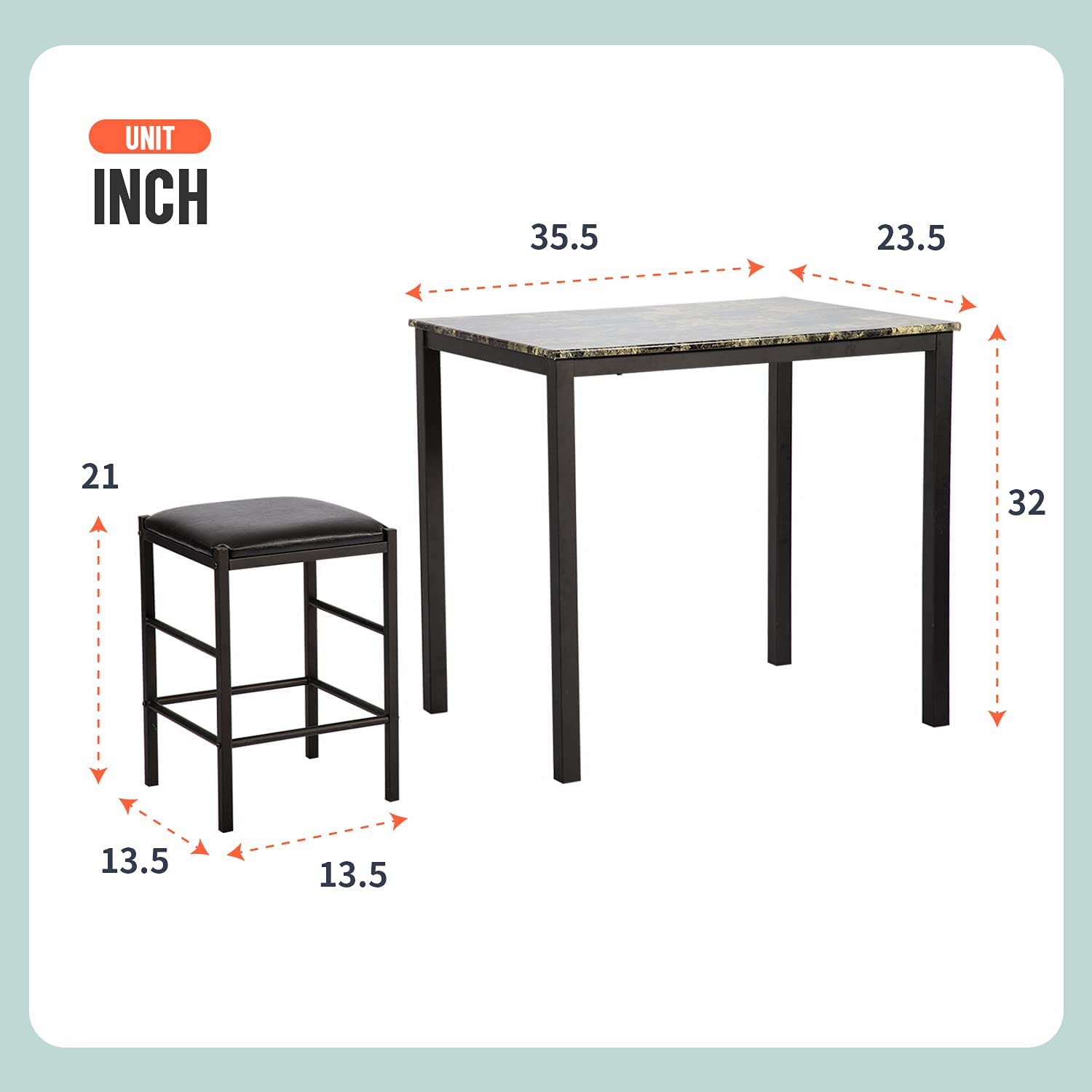 Marmor Rechteckiges Frühstück Holz Tisch Esszimmer