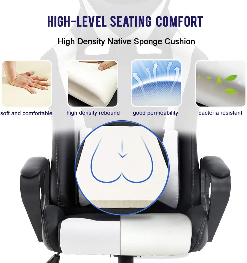 High-Back Ergonomic Executive Swivel Gaming Stuhl 6 Farben