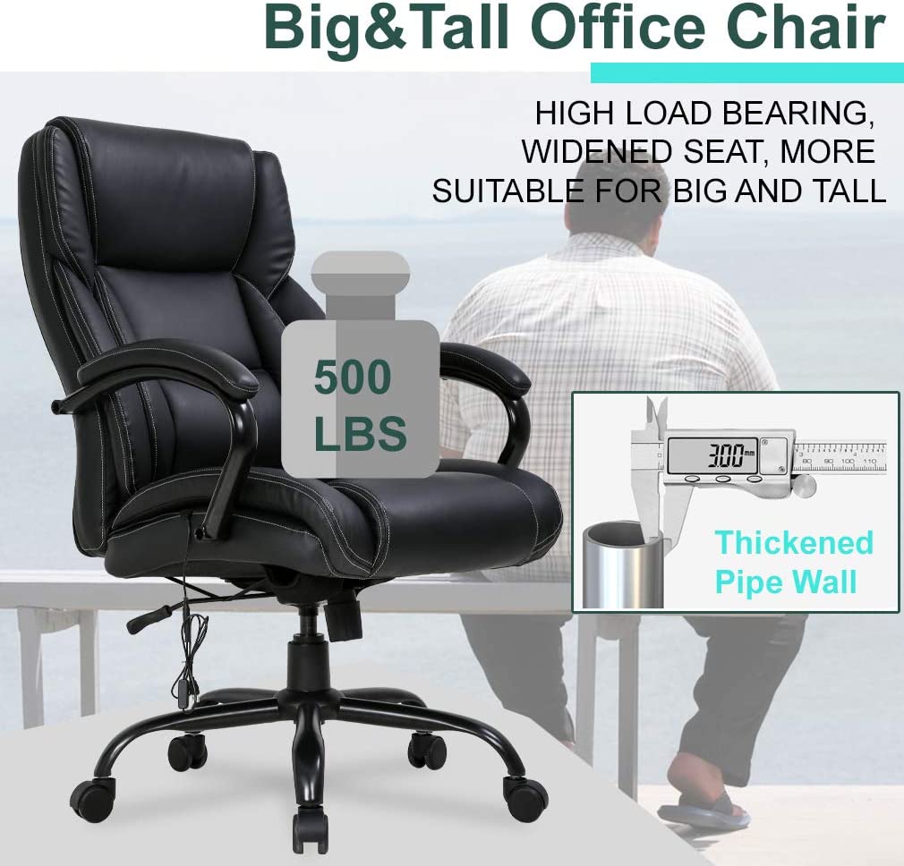 Swivel Rolling High Back PU Leder Computer Stuhl
