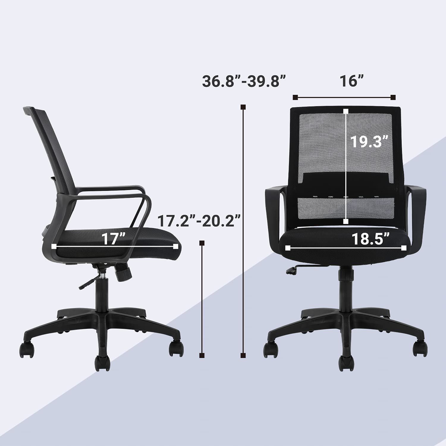 Mesh Sitz Computer Task Chair 5 Farben