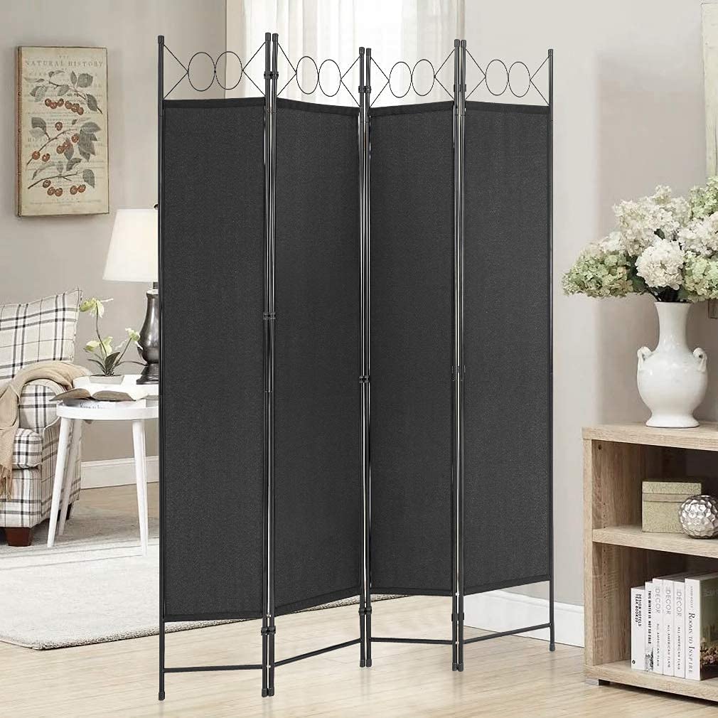 4 Panel Freistehende Partition Teilerraum Trennung