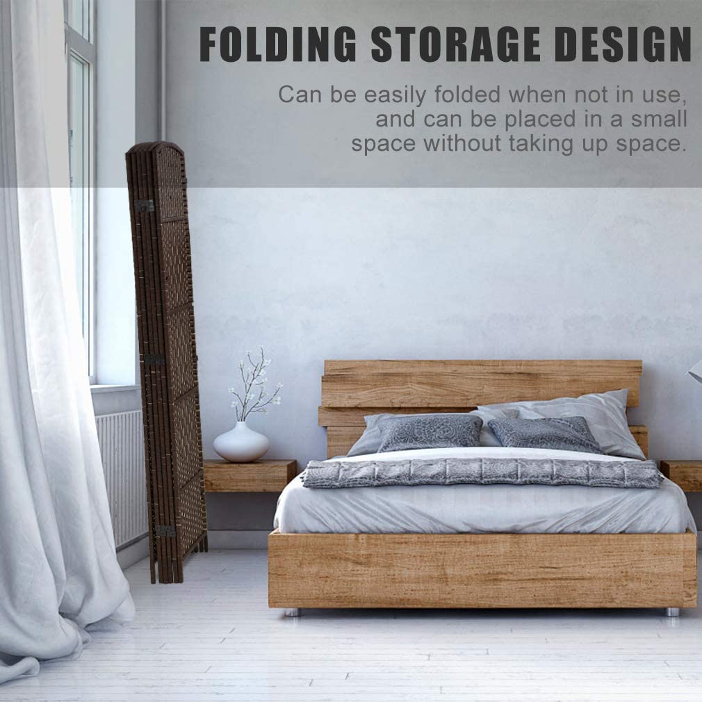 6 Panel Folding Privacy Room Divider