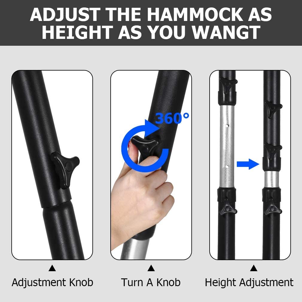 Outdoor Massive Steel Hängematte Stand Nur zum Hängen Hängematte