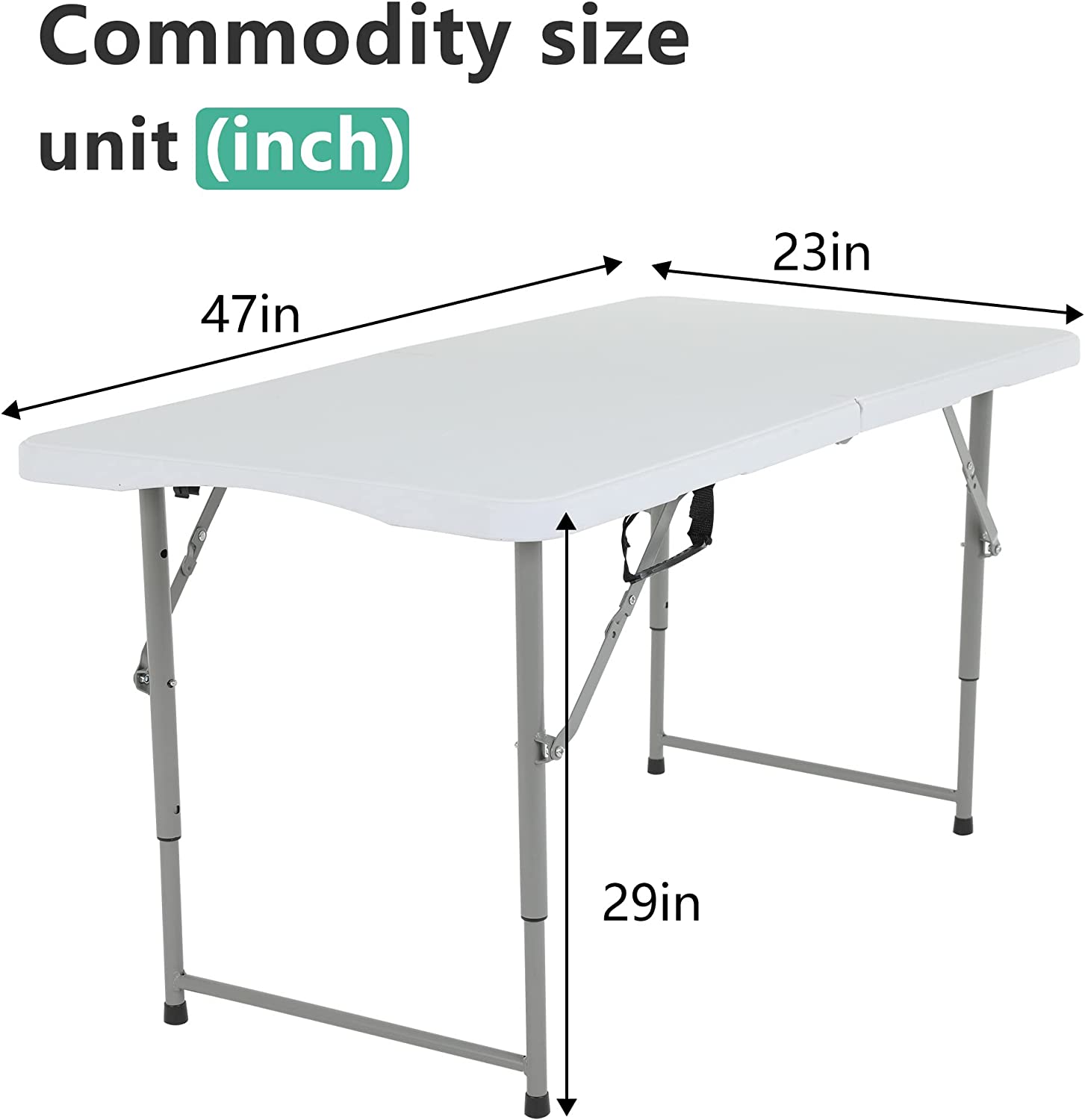 Verstellbare Höhe Camping Klapptisch