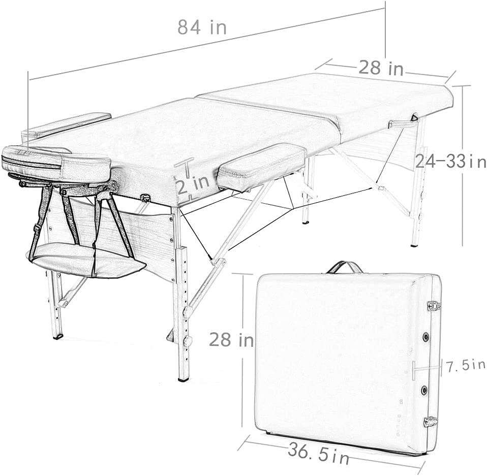 Massage Bed Spa Faltende Gesicht Wiegen Salon Bett