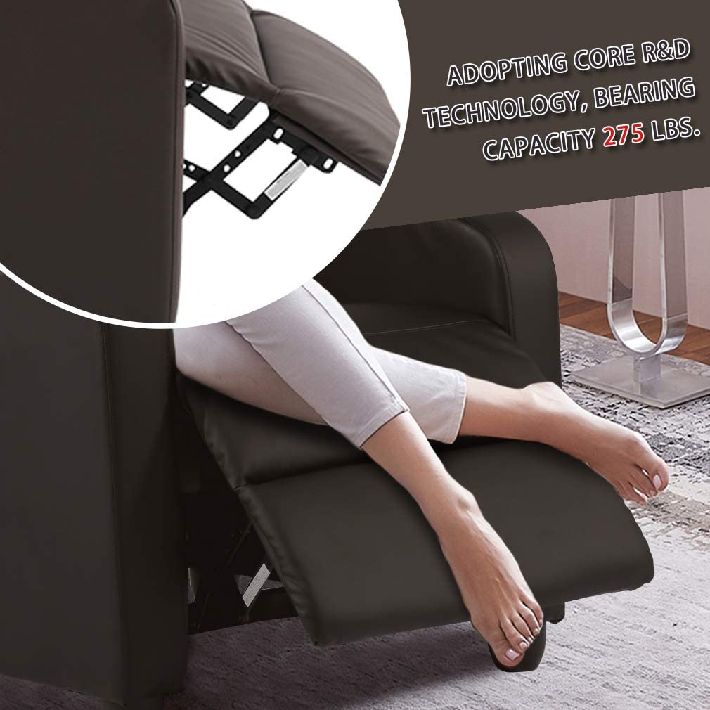 Recliner Chair Einzelne Liege Sofa mit gepolsterten Sitzlehne
