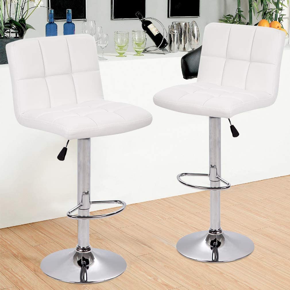Counter Height Verstellbare Drehstühle Set von 2 Esszimmerstühlen