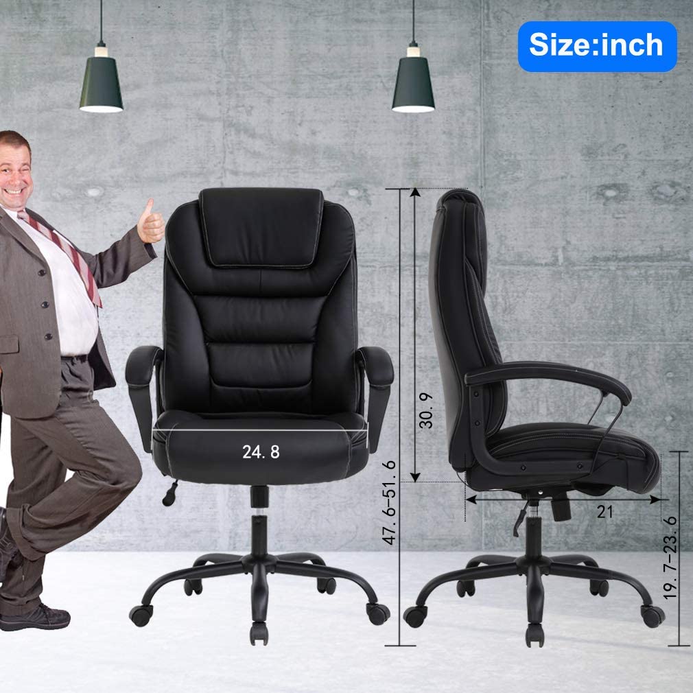 Tall & High Back PU Ergonomic Desk Chair