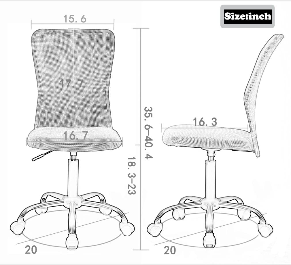 Rücksitz Moderner Ergonomischer Drehstuhl