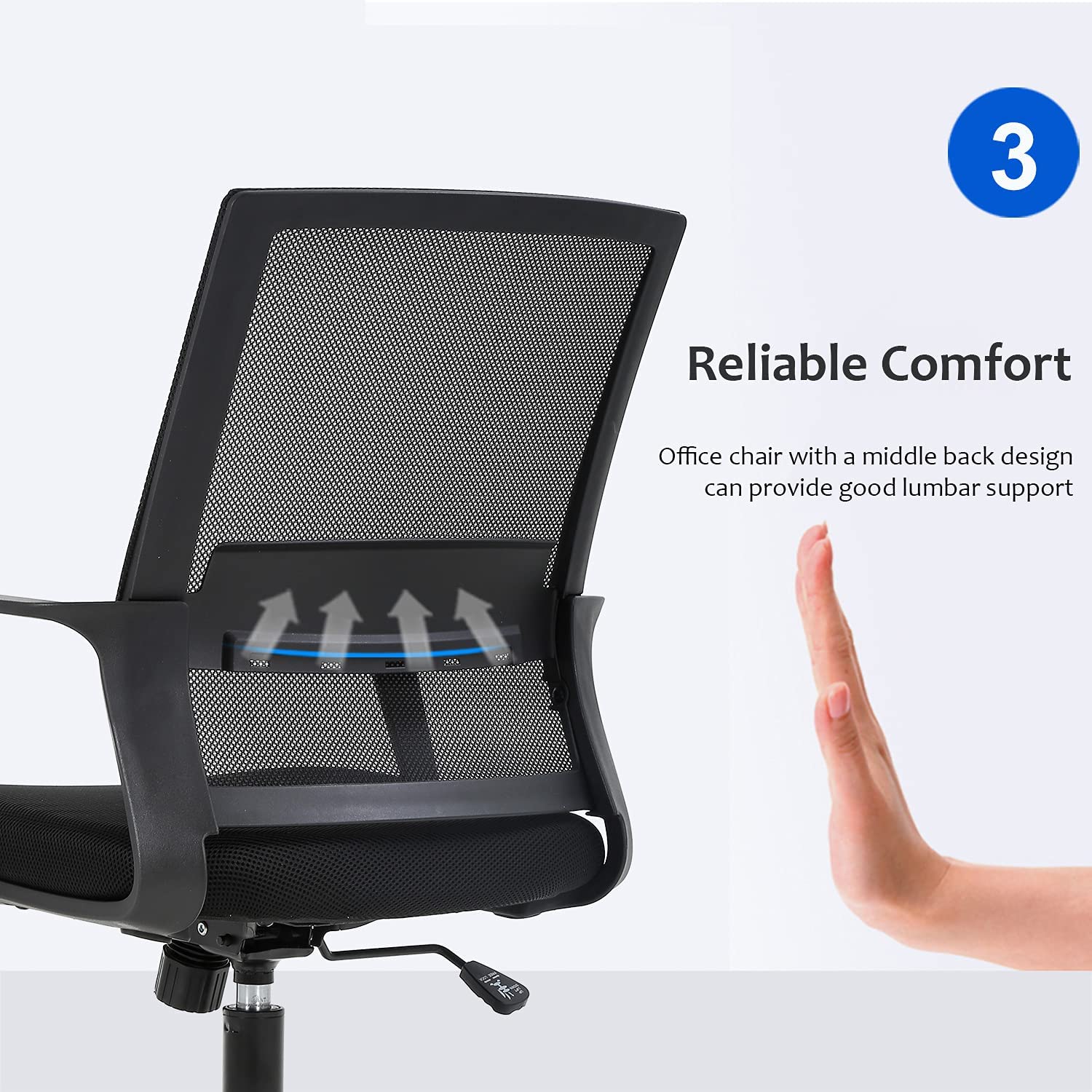 Mesh Sitz Computer Task Chair 5 Farben