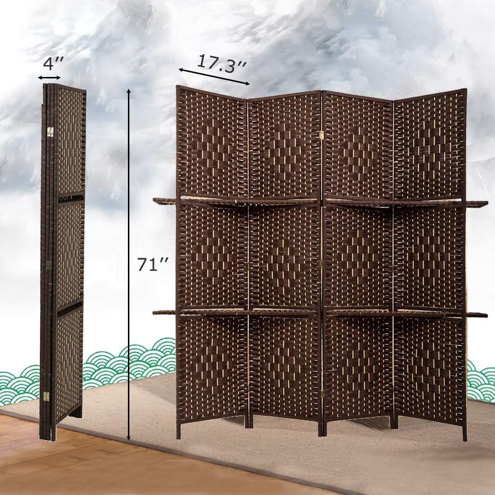 Bildschirmfaltung Portable Partition Holzbildschirm