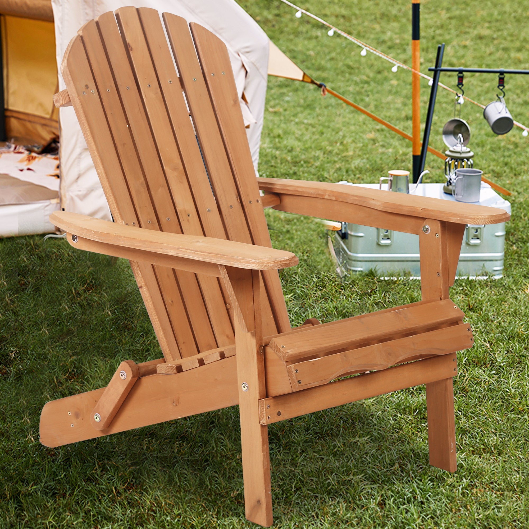 Faltbare Adirondack Stuhl Patio Stühle Rasenstuhl Outdoor Holz Stühle