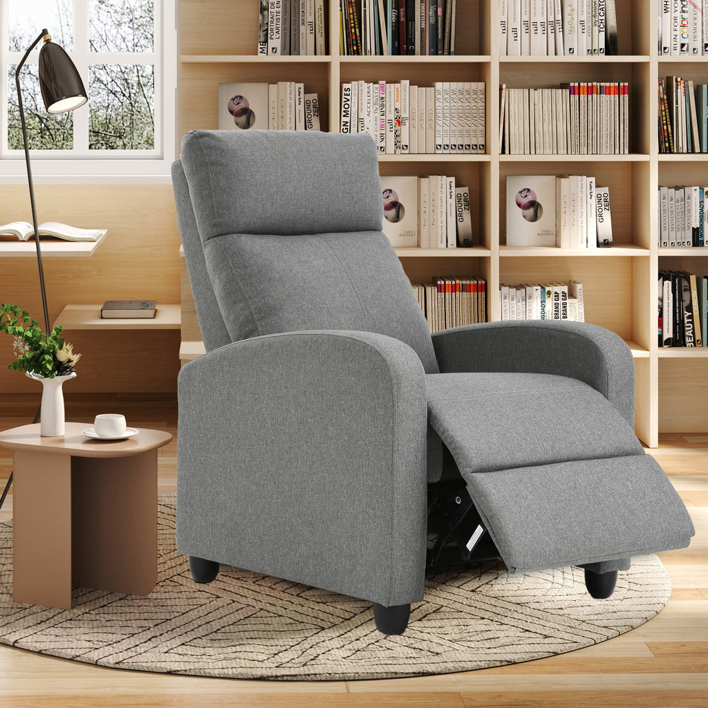 Liegestuhl für Wohnzimmer mit gepolsterter Sitzlehne